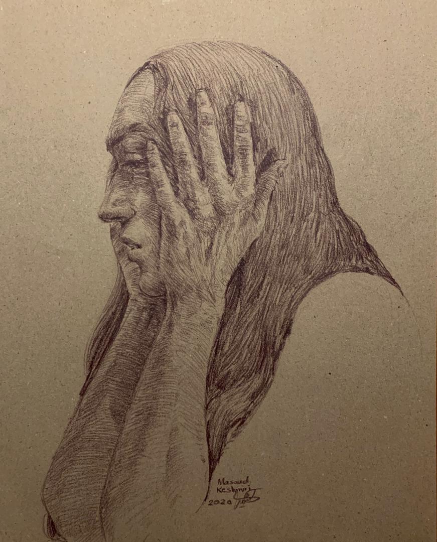 اثر بدون عنوان از مسعود کشمیری اثر بدون عنوان از مسعود کشمیری