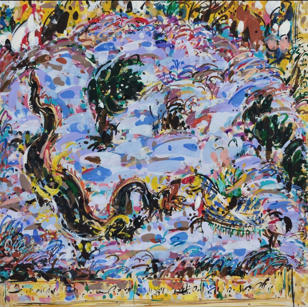 Artwork A leaf from Shahnameh by Abolfazl Ebrahimi Artwork A leaf from Shahnameh by Abolfazl Ebrahimi