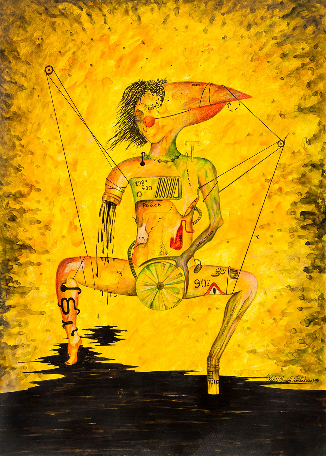 Artwork Black Oil A by Vahid Ahmadi Tabatabaee Artwork Black Oil A by Vahid Ahmadi Tabatabaee