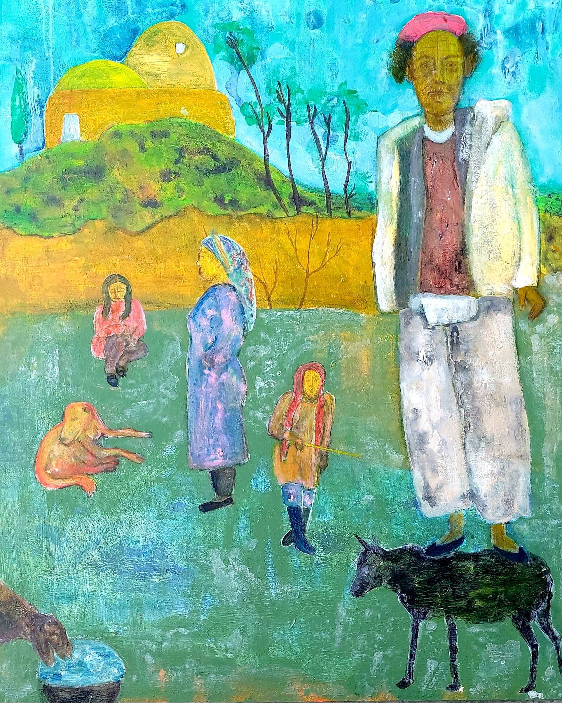 Artwork The old man and the desert by Fatemeh Farahani Artwork The old man and the desert by Fatemeh Farahani