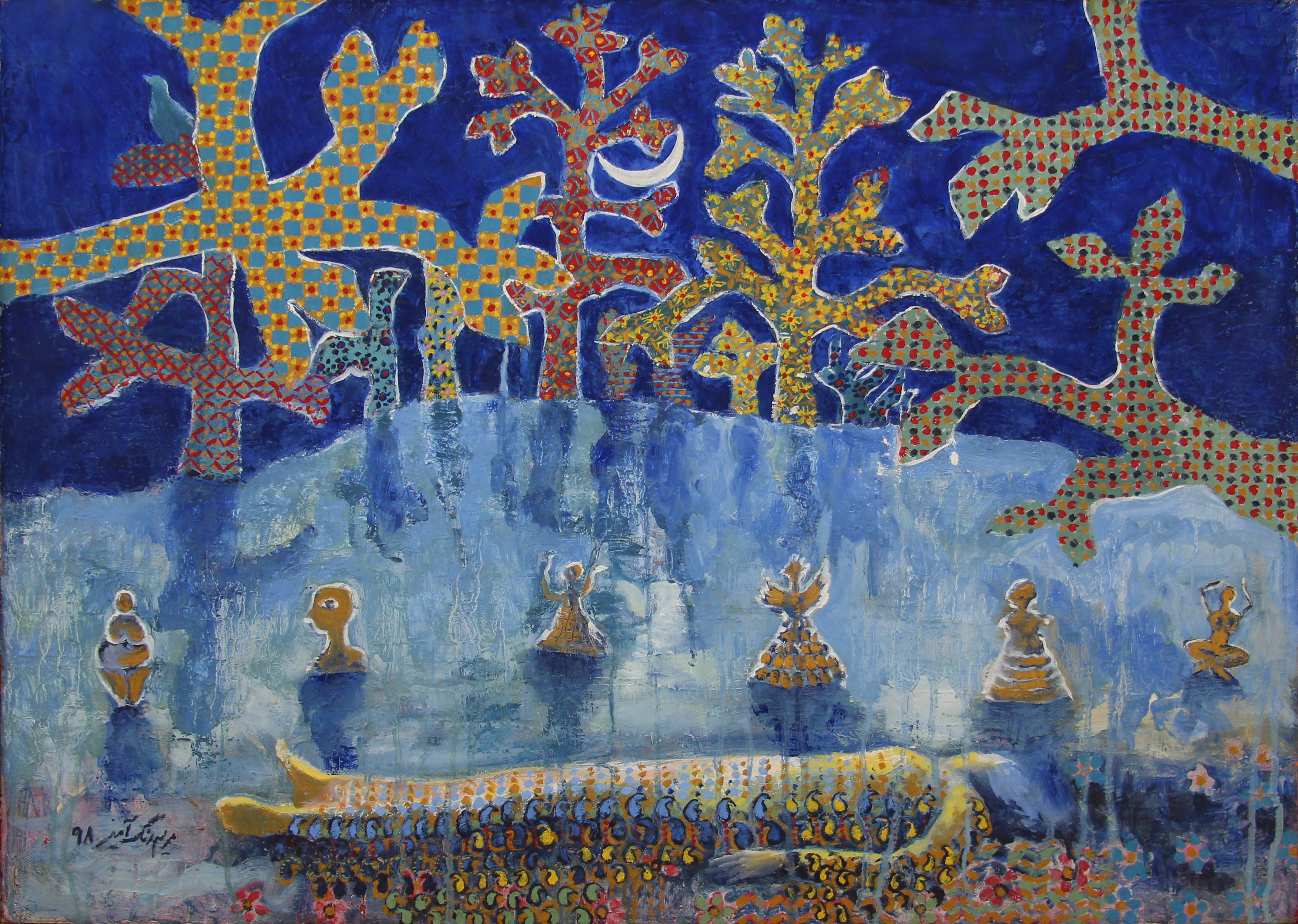 اثر بدون نام یک دو از مریم رنگ آمیز اثر بدون نام یک دو از مریم رنگ آمیز