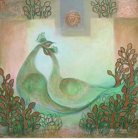 Artwork The birds by Farzaneh Mahjoobi Artwork The birds by Farzaneh Mahjoobi