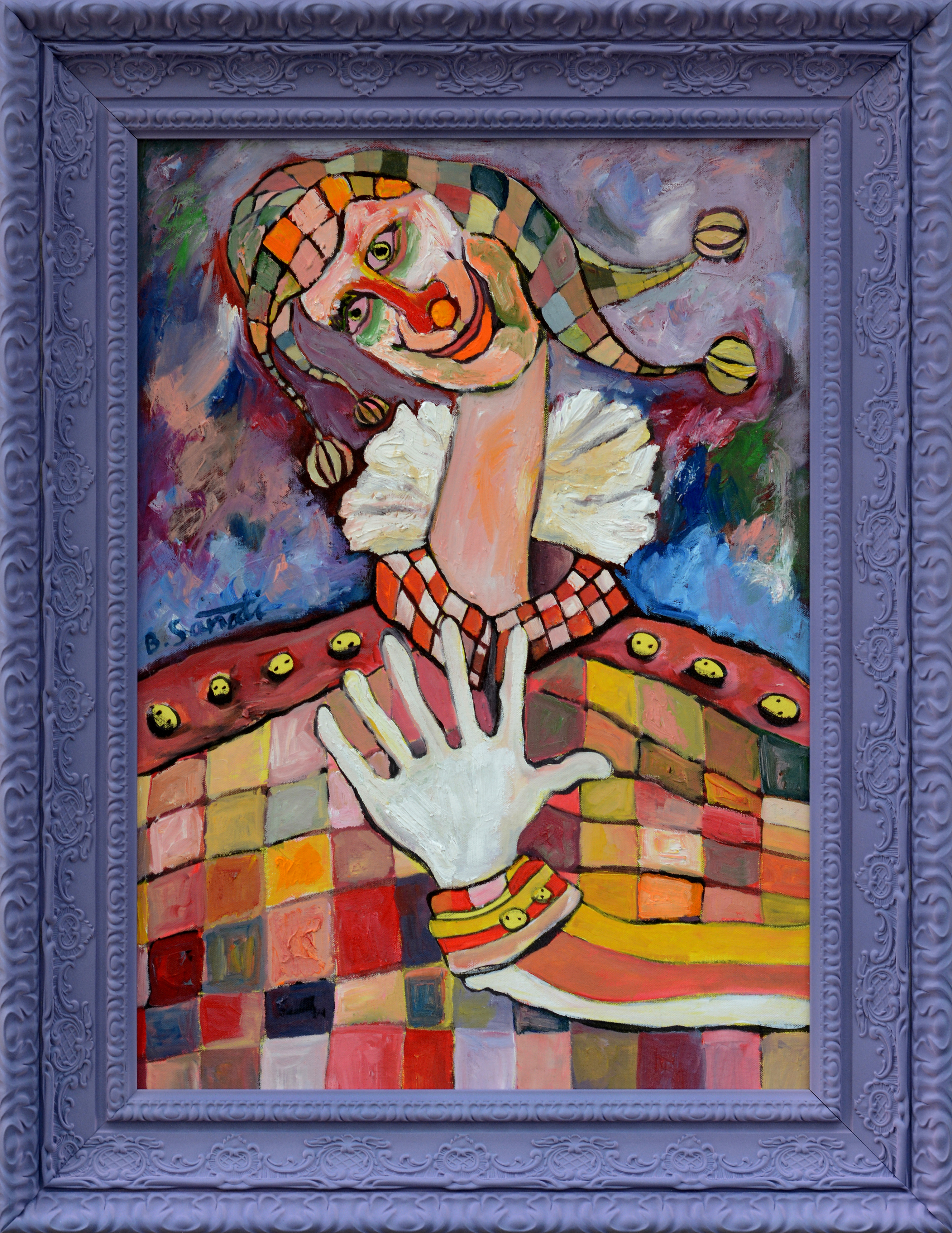 اثر دلقک شش انگشتی از بهراد صنعتی اثر دلقک شش انگشتی از بهراد صنعتی