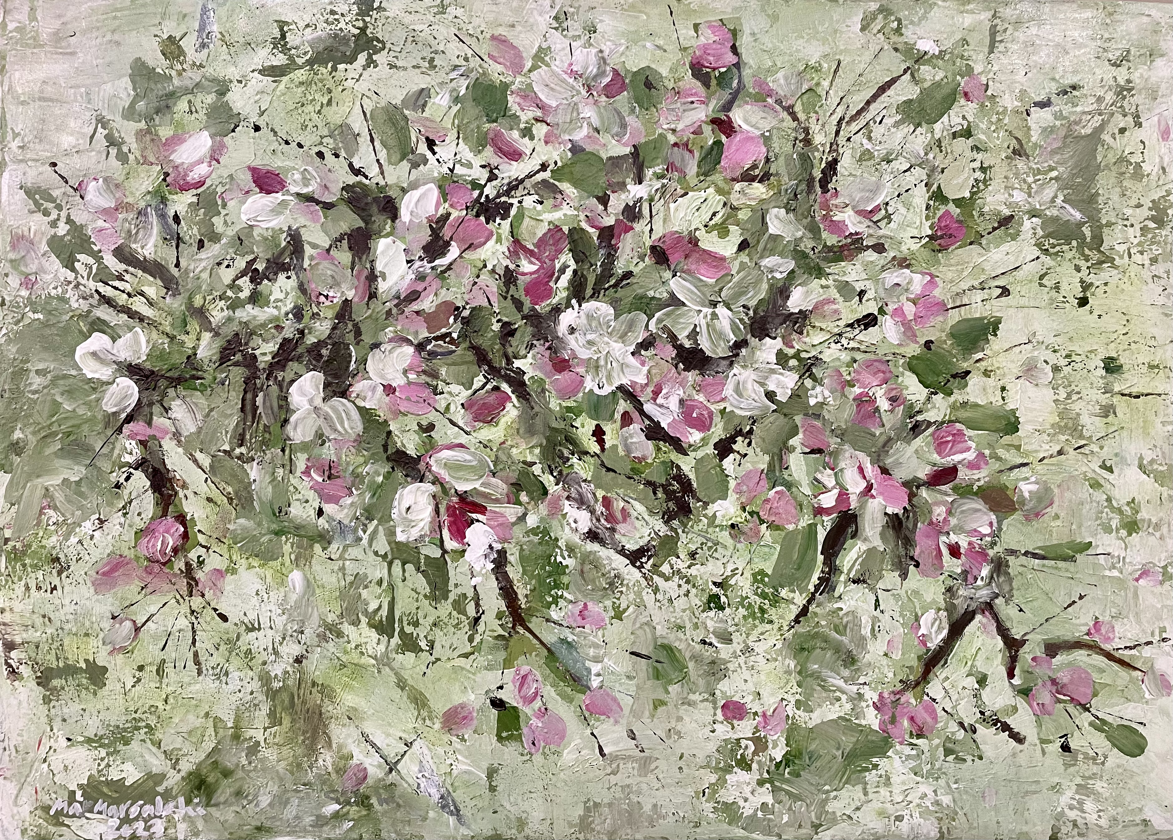 Artwork Oriental Blossom Garden2 by Marzieh Salehi Artwork Oriental Blossom Garden2 by Marzieh Salehi