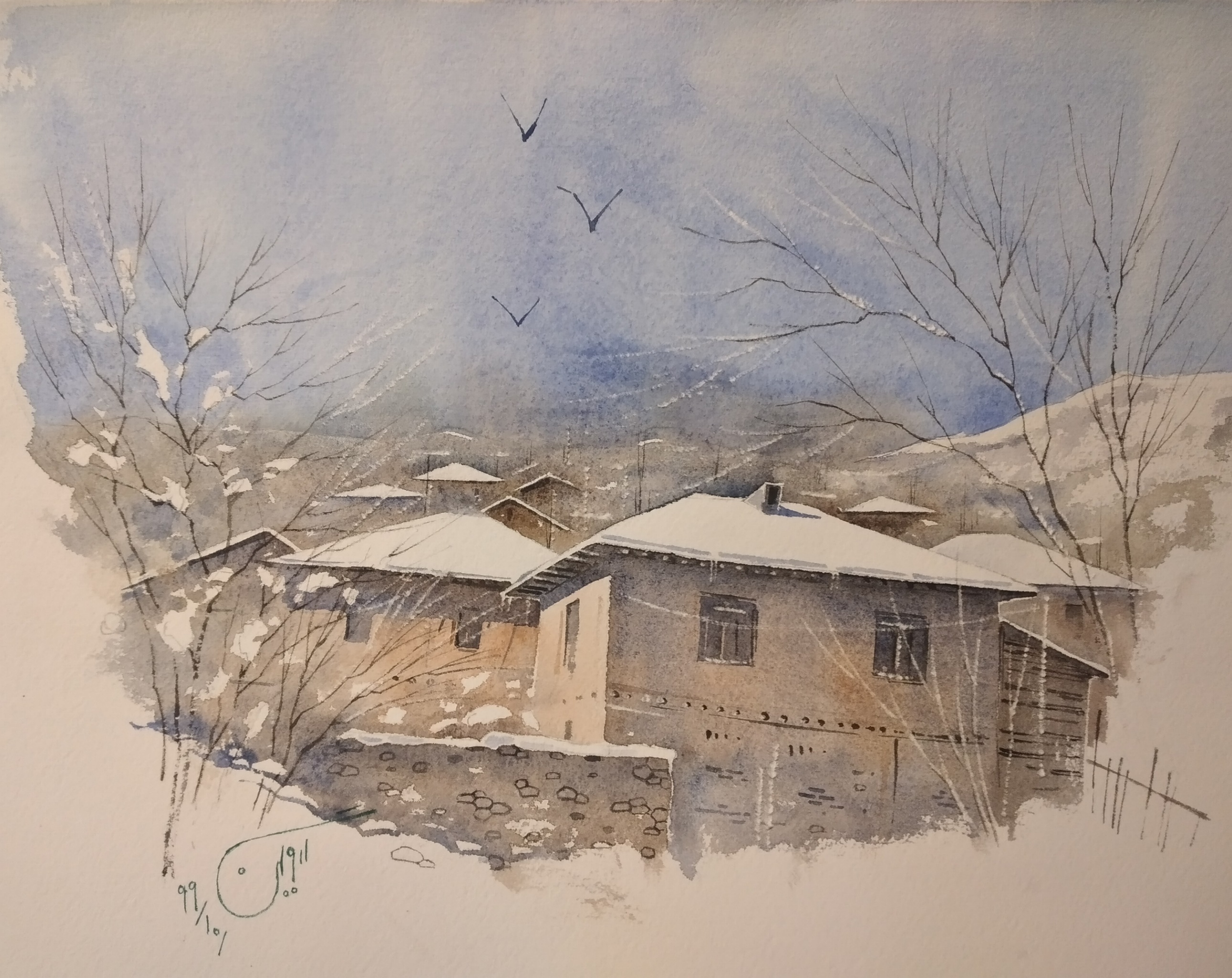 اثر برف۳ از کیوان احمدیان هروی اثر برف۳ از کیوان احمدیان هروی