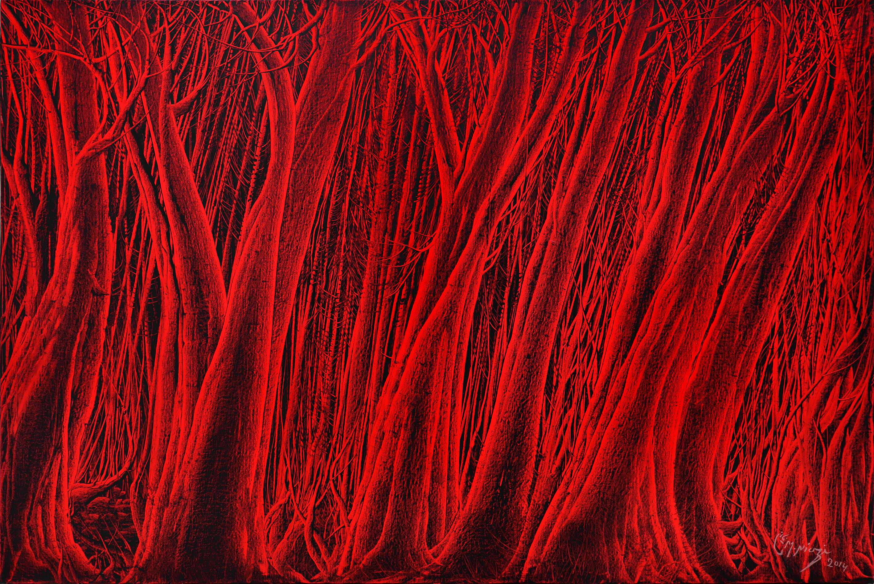 اثر بدون عنوان از منوچهر نیازی اثر بدون عنوان از منوچهر نیازی