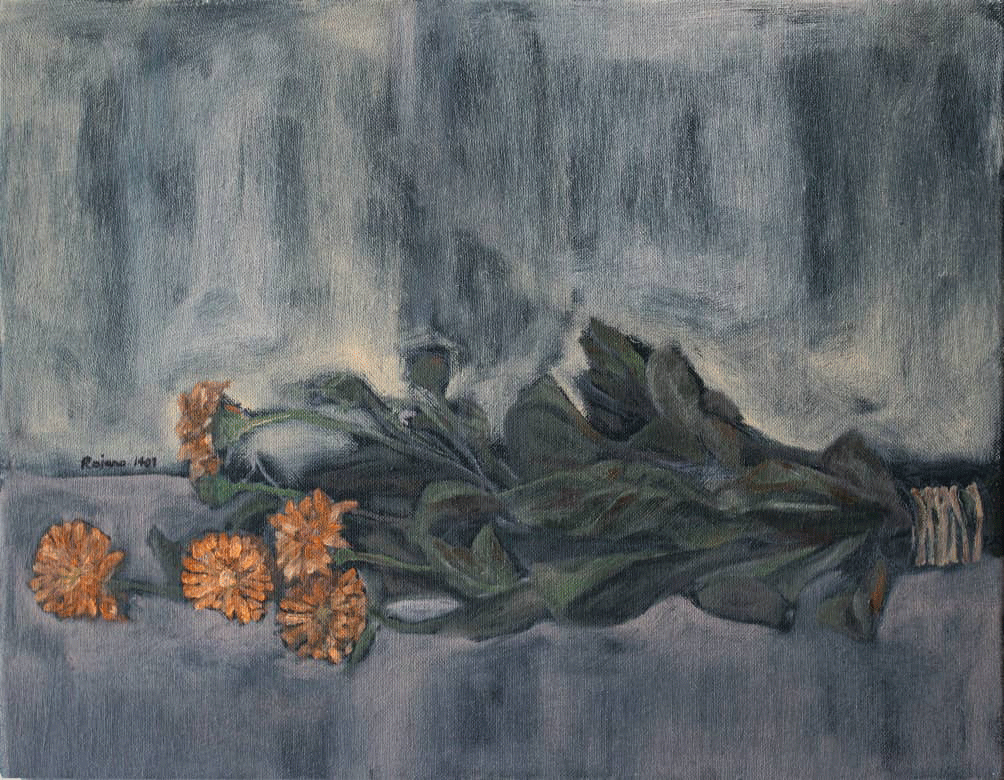 Artwork the flowers- three by rojano mohamadzade Artwork the flowers- three by rojano mohamadzade