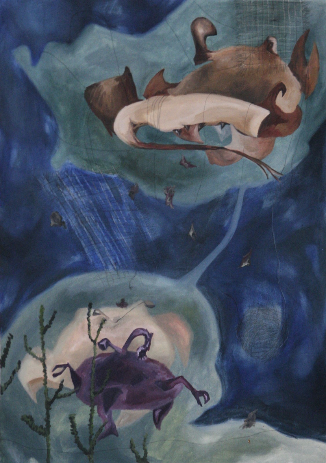 Artwork ceperation of crabs by shabnam adber Artwork ceperation of crabs by shabnam adber