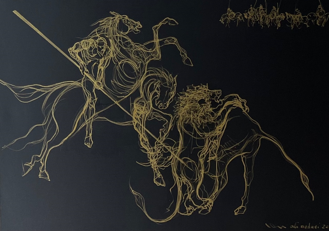 اثر بدون عنوان از علی ندایی اثر بدون عنوان از علی ندایی