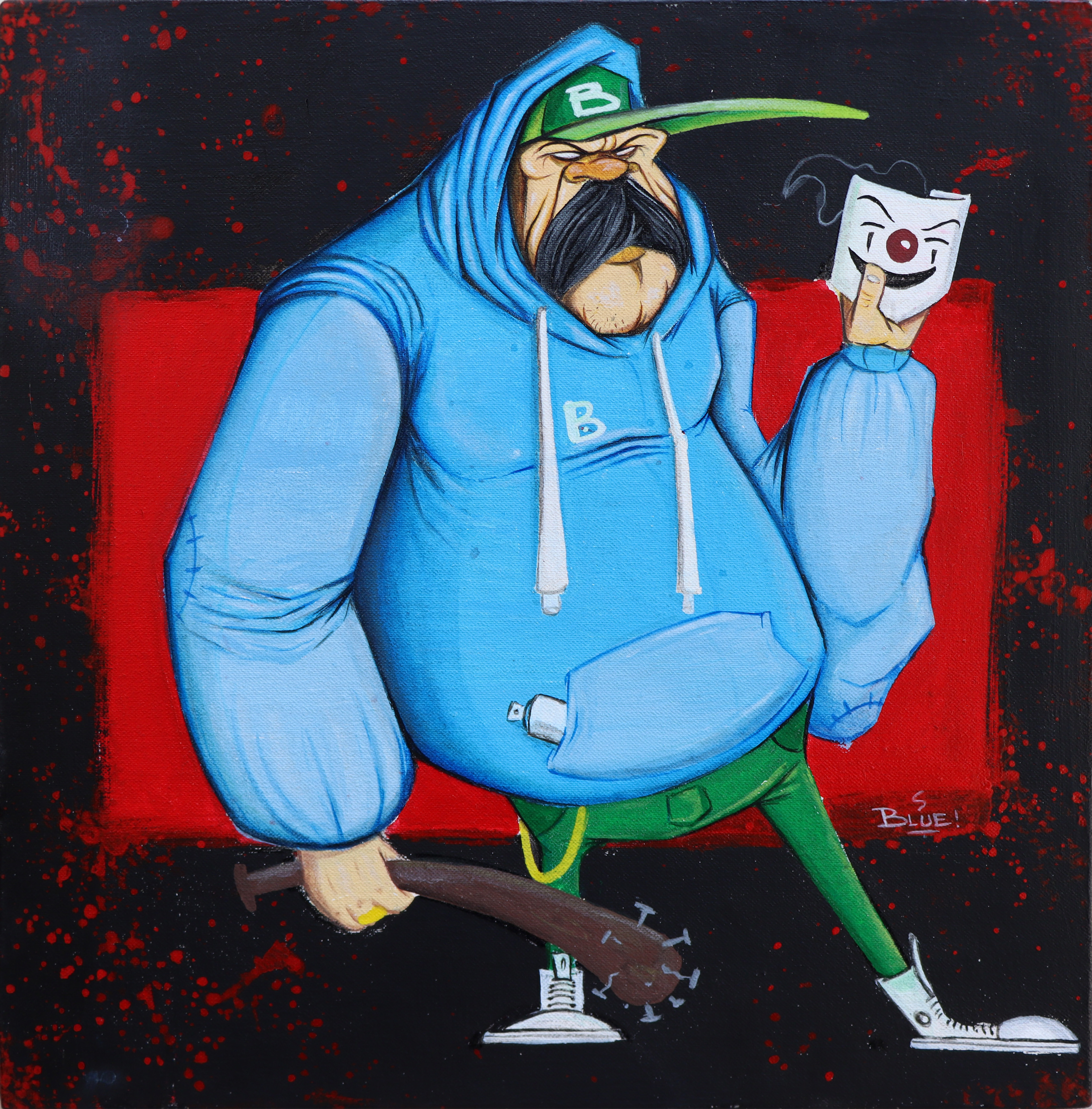 اثر بدون عنوان از آبی blue اثر بدون عنوان از آبی blue