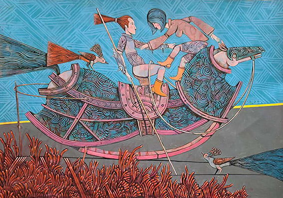 Artwork Horse Zone 2 by Kamal Tabatabaie Artwork Horse Zone 2 by Kamal Tabatabaie