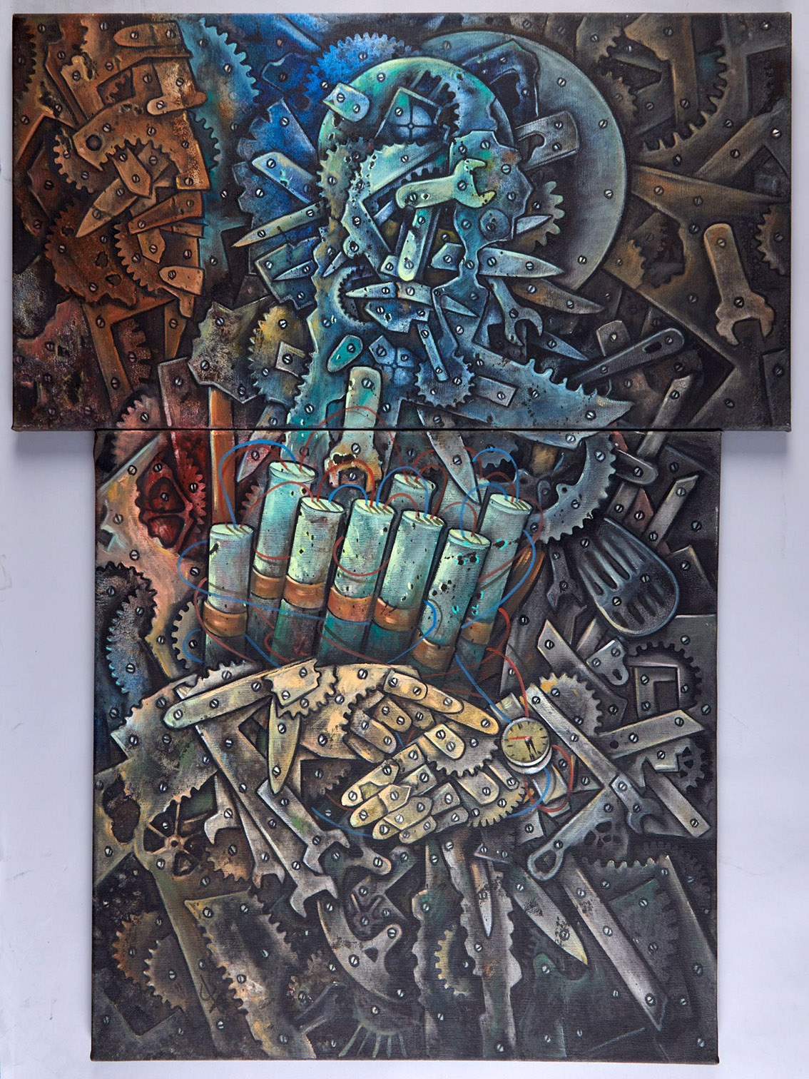 Artwork two minutes to midnight by Mohsen Keiany Artwork two minutes to midnight by Mohsen Keiany