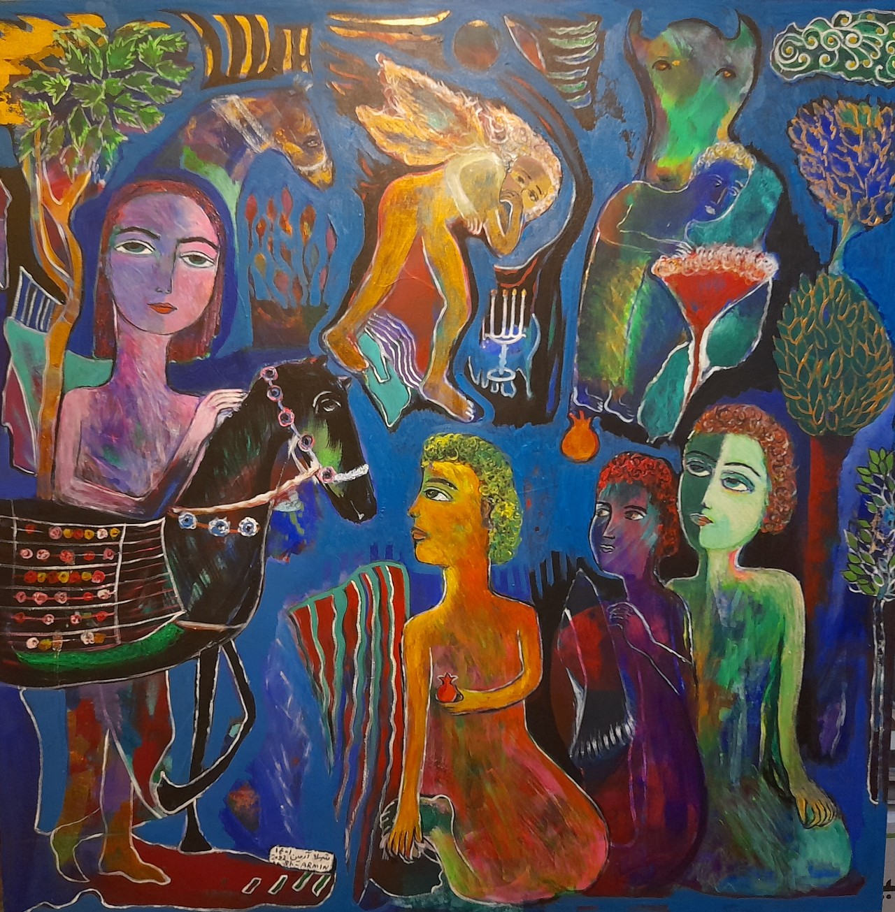 اثر بدون عنوان 10 از شهلا آرمین اثر بدون عنوان 10 از شهلا آرمین