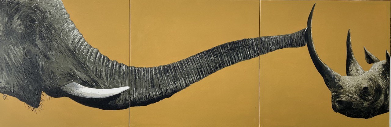 اثر خانهای در خورد پیل از علی میرفتاح اثر خانهای در خورد پیل از علی میرفتاح