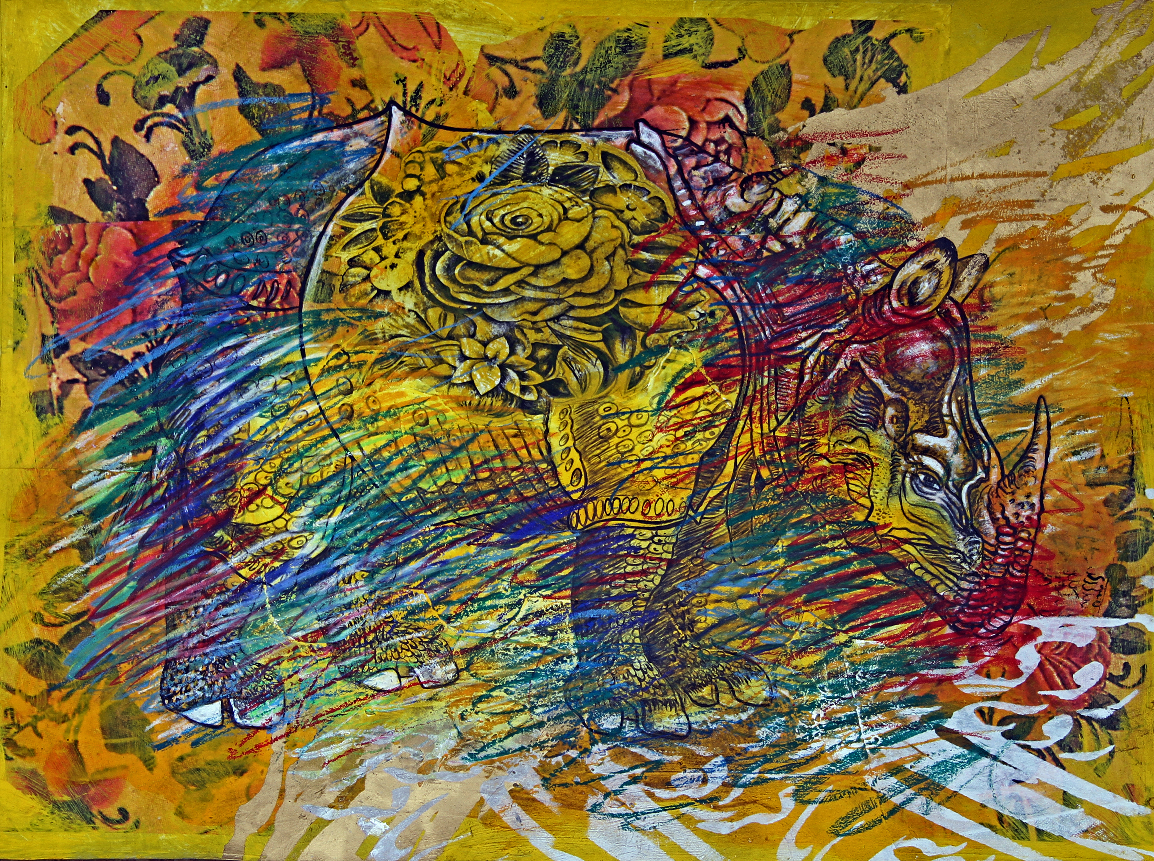 Artwork Rhinoceros by Shamsedin Ghazi Artwork Rhinoceros by Shamsedin Ghazi