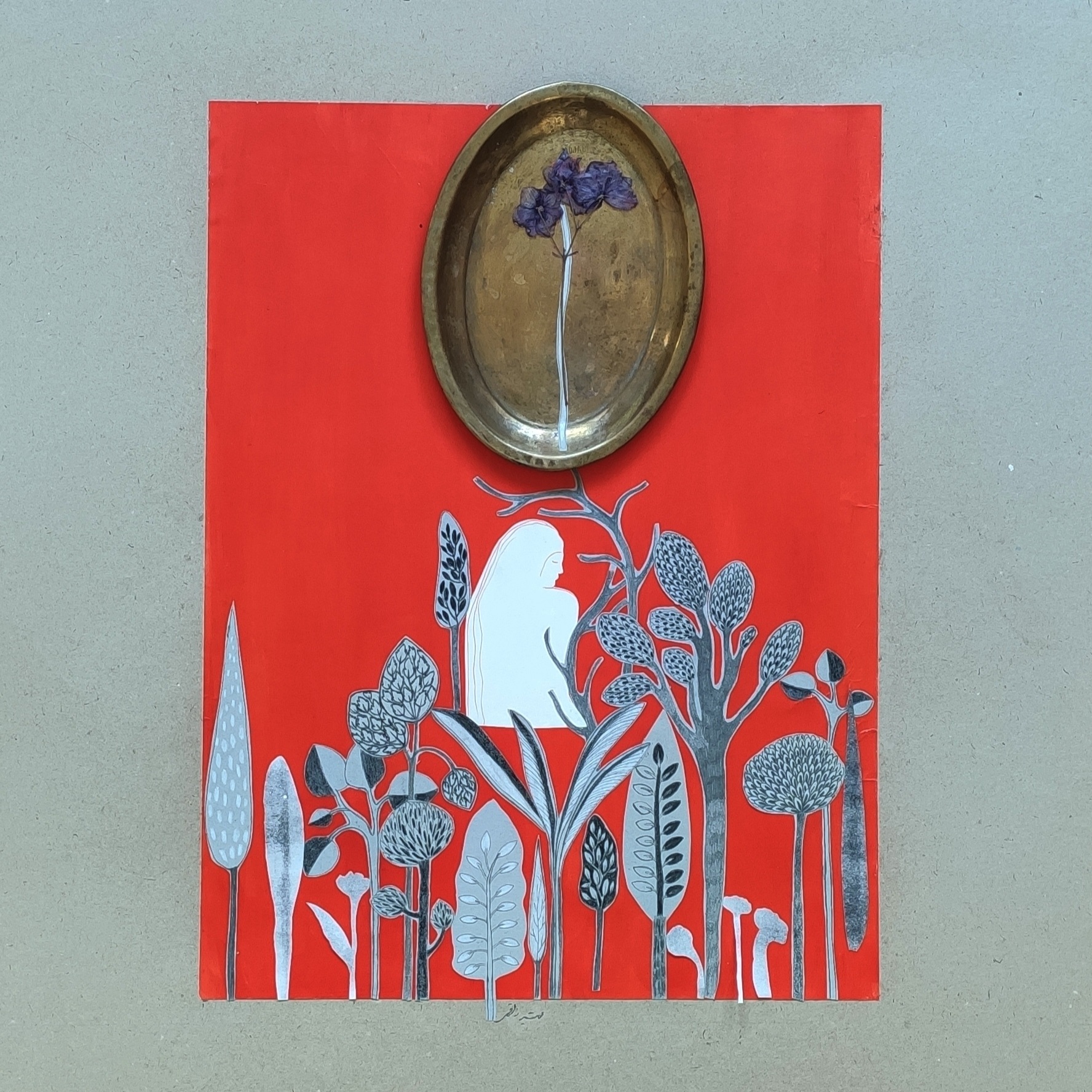 اثر بدون عنوان از مهشید راقمی اثر بدون عنوان از مهشید راقمی