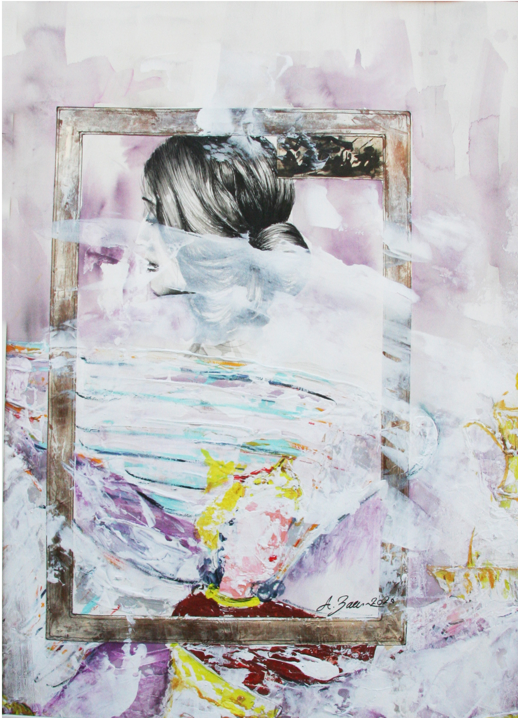 اثر بدون عنوان از علی زعیم اثر بدون عنوان از علی زعیم