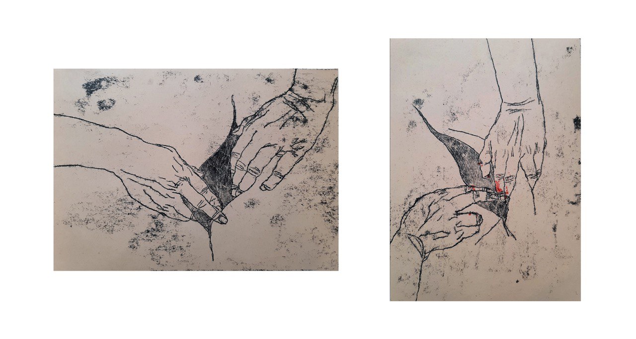 اثر بدون عنوان از پونه اوشیدری اثر بدون عنوان از پونه اوشیدری