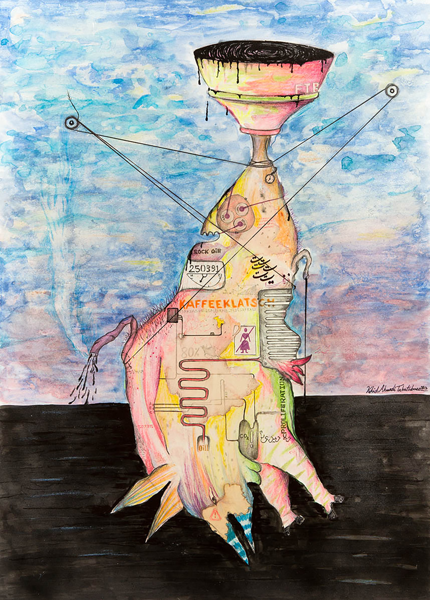 Artwork Black Oil C by Vahid Ahmadi Tabatabaee Artwork Black Oil C by Vahid Ahmadi Tabatabaee