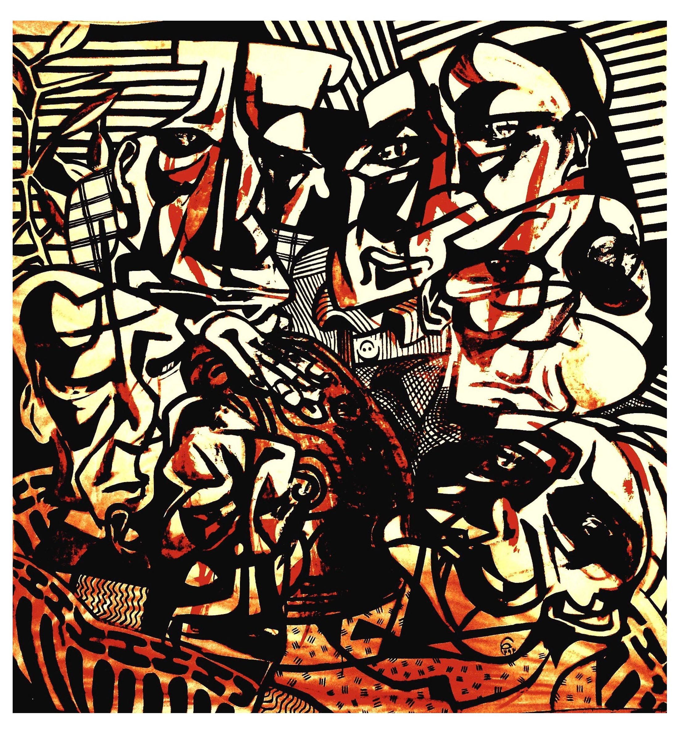 Artwork managing table by Taha Hamed Artwork managing table by Taha Hamed