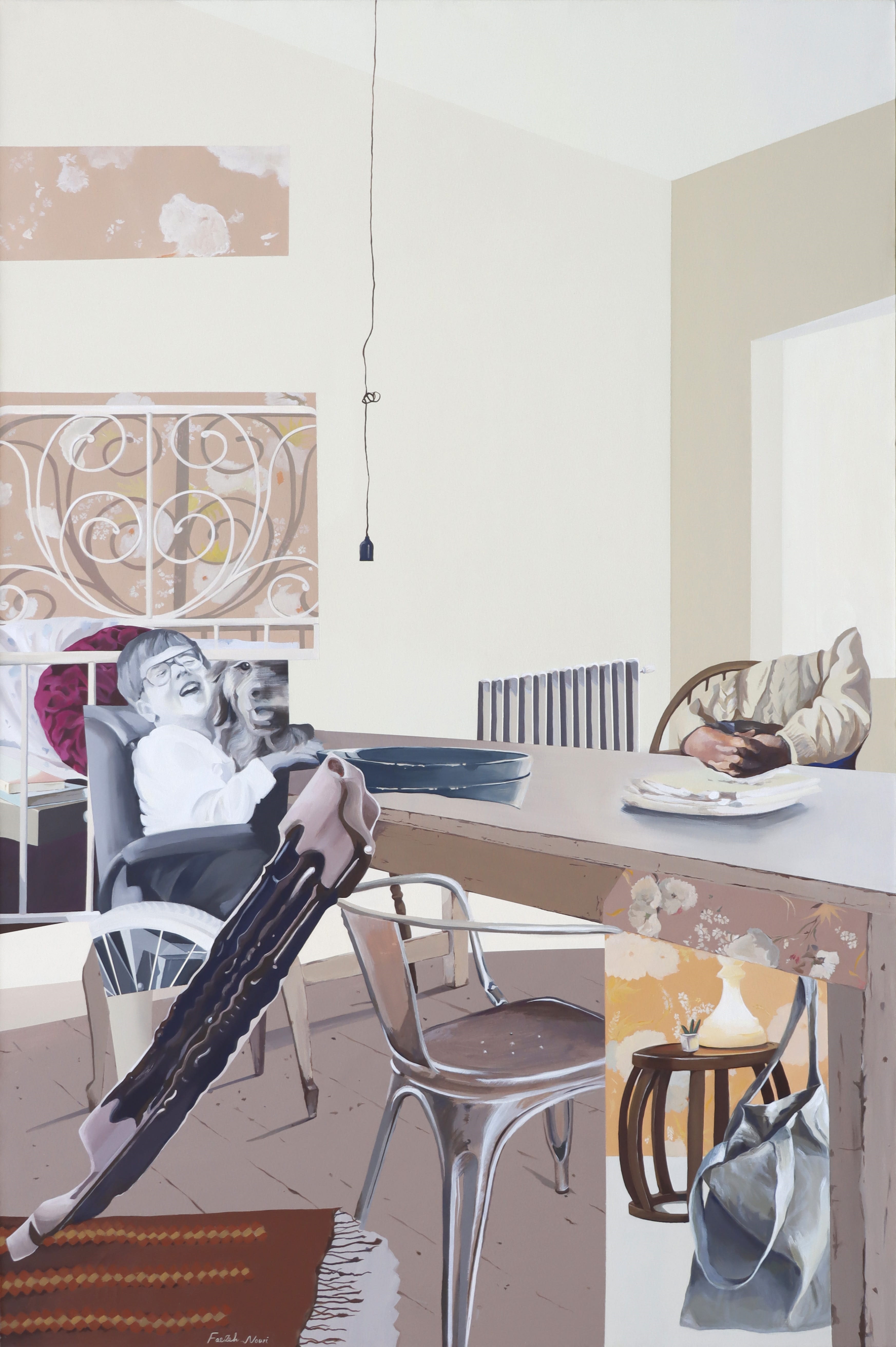 اثر بدون عنوان از فائزه کرمی نوری اثر بدون عنوان از فائزه کرمی نوری