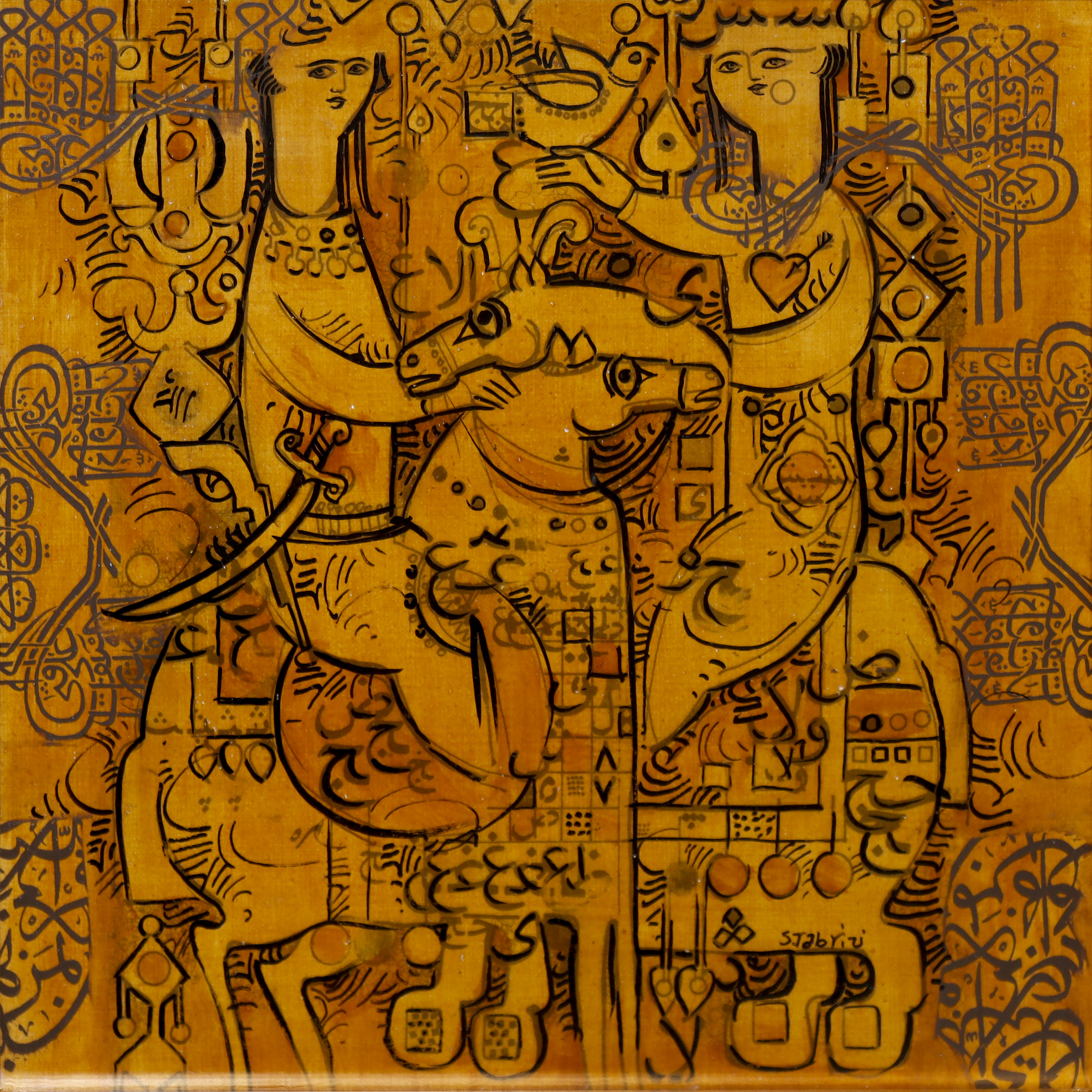 اثر بدون عنوان از صادق تبریزی اثر بدون عنوان از صادق تبریزی