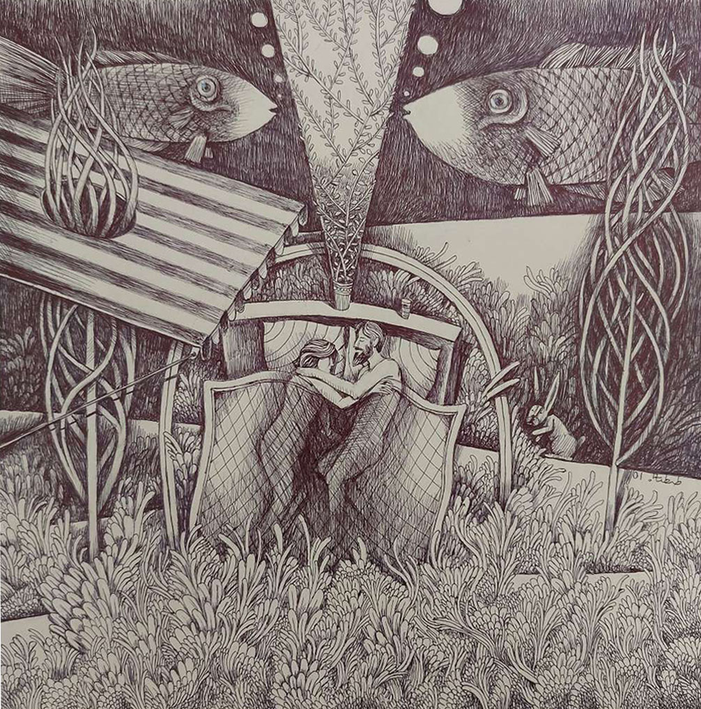 Artwork Romantic 3 by Kamal Tabatabaie Artwork Romantic 3 by Kamal Tabatabaie