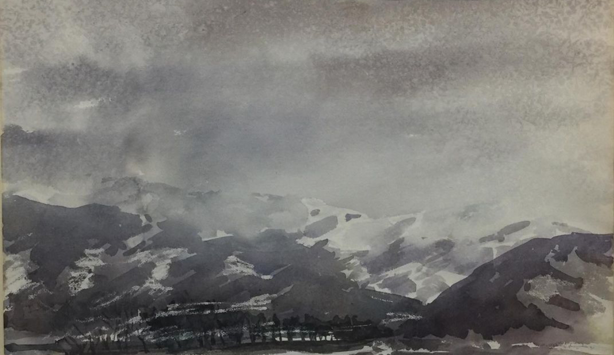 Artwork ziri winter by Golamreza Khalili Artwork ziri winter by Golamreza Khalili