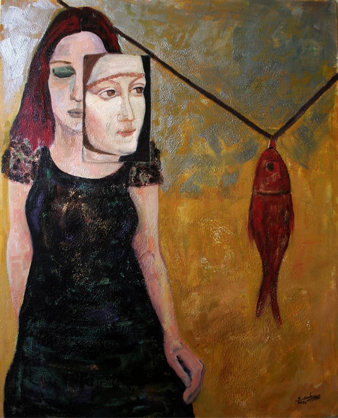 Artwork I live in a circle 1 by shirin pilehvari Artwork I live in a circle 1 by shirin pilehvari