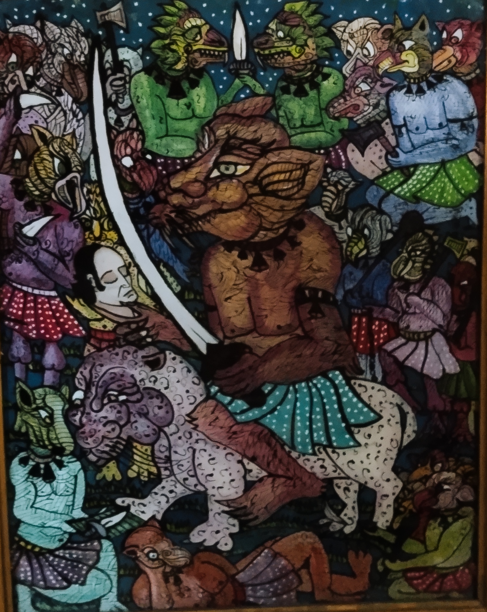 اثر شب نشینی دیوان از بهزاد نقاش اثر شب نشینی دیوان از بهزاد نقاش