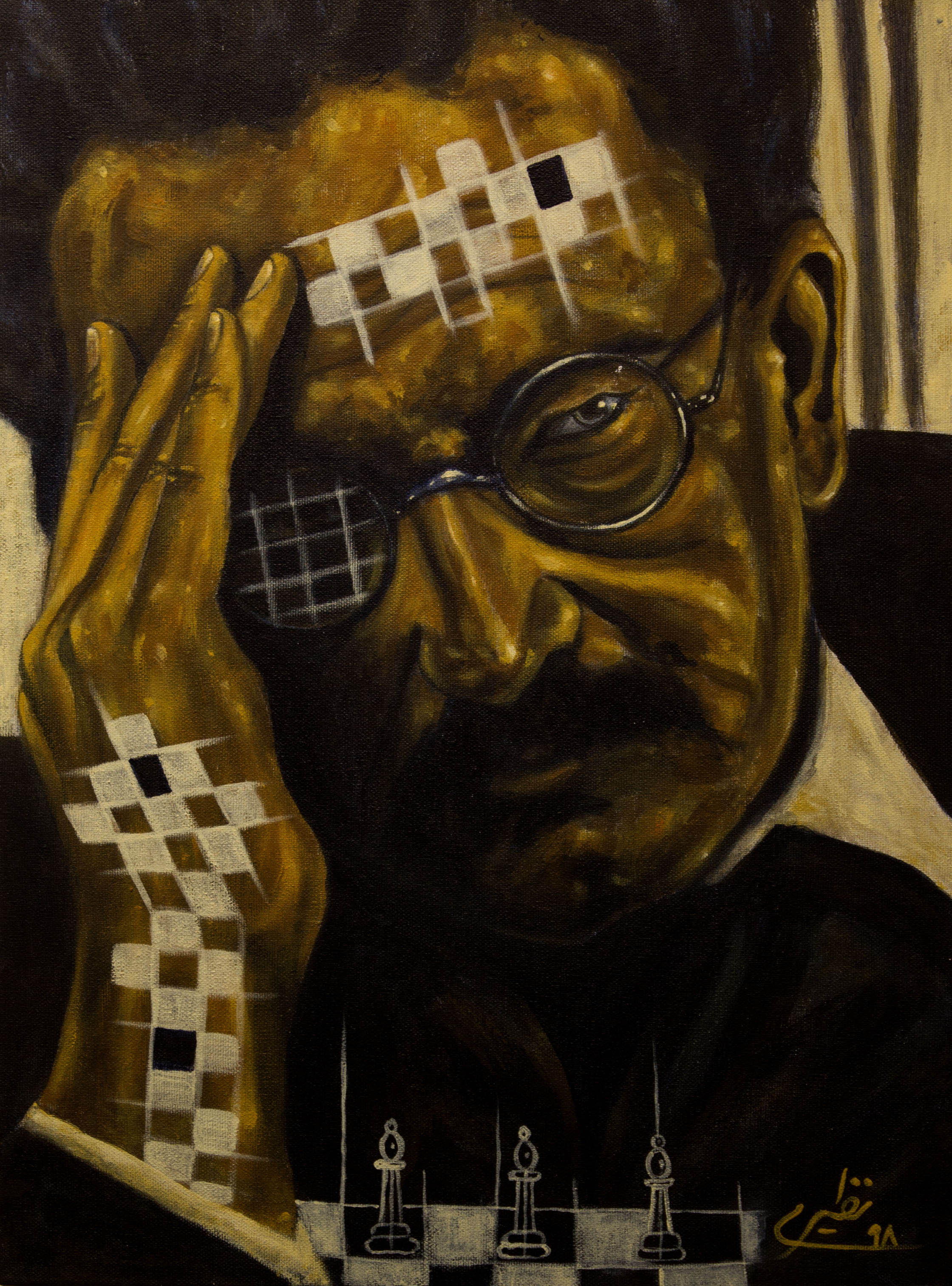 Artwork face to face with philosophers -Walter Benjamin by Sina Naziri Artwork face to face with philosophers -Walter Benjamin by Sina Naziri