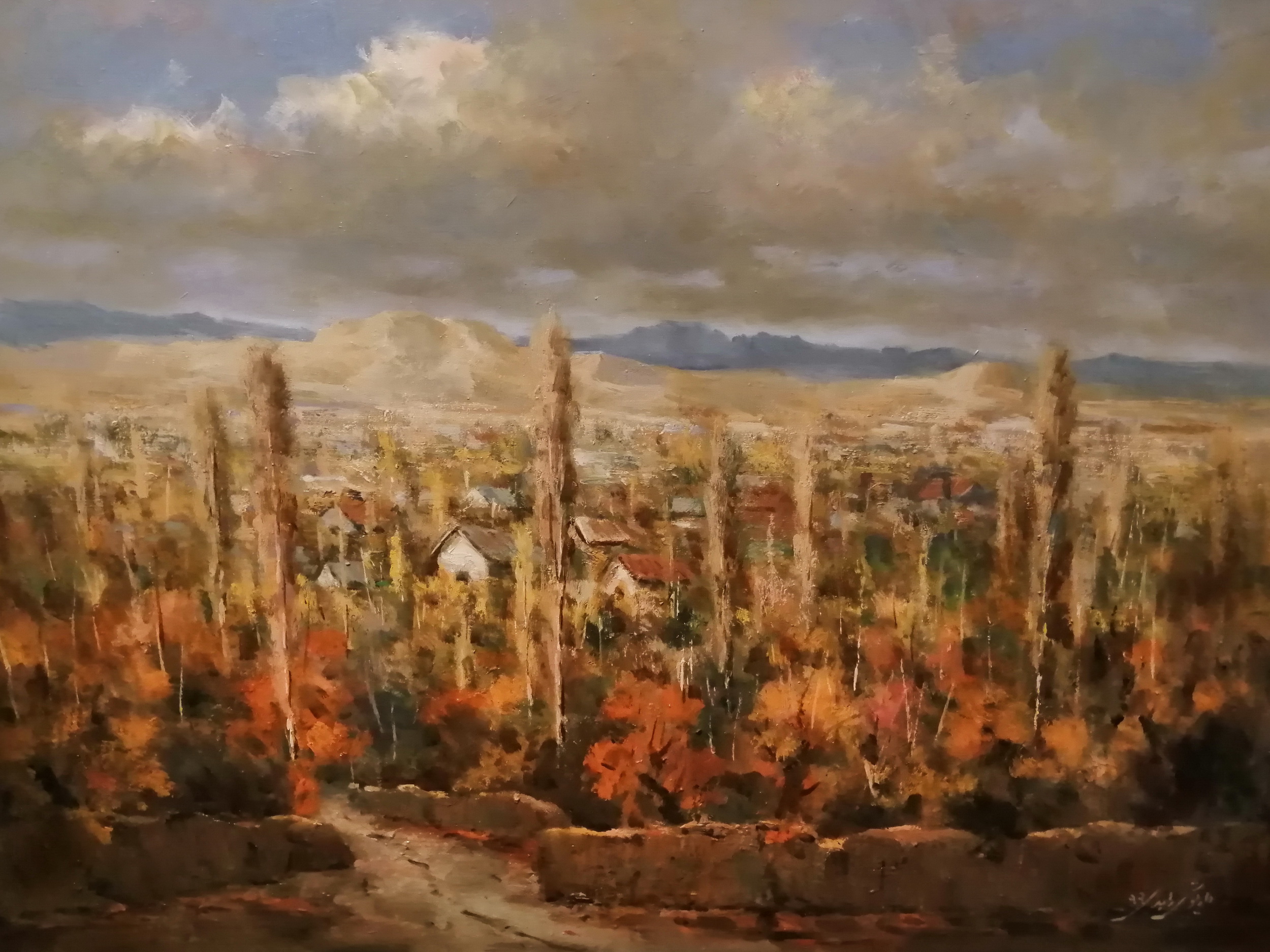 اثر منظره از داریوش زاهدی اثر منظره از داریوش زاهدی
