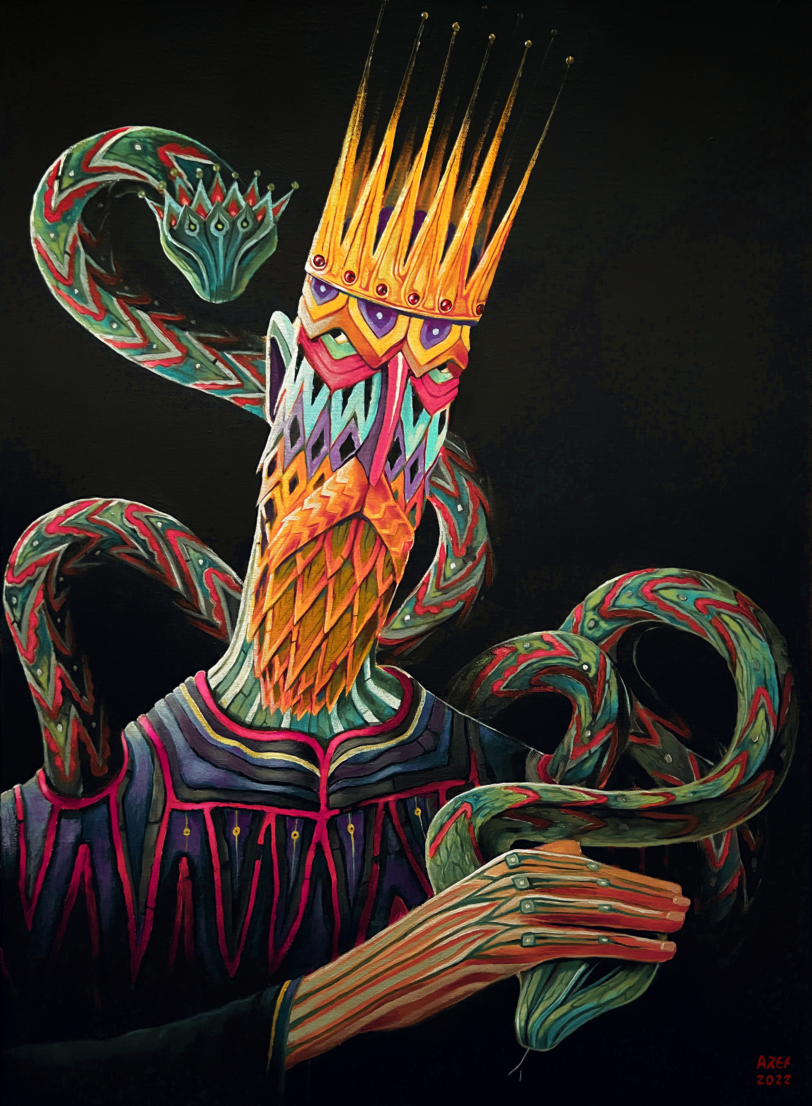 Artwork Zahhak by Aref Niazi Artwork Zahhak by Aref Niazi