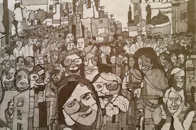 اثر صلح وشادی 3 از فاطمه آقاکبیری اثر صلح وشادی 3 از فاطمه آقاکبیری