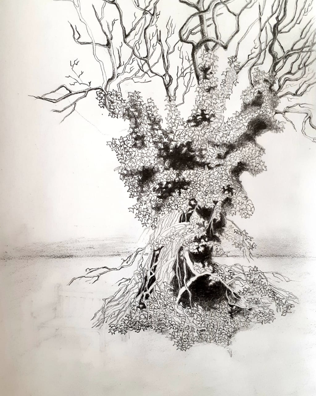 Artwork Trees Series 4 by Shokoufeh Fallah Artwork Trees Series 4 by Shokoufeh Fallah
