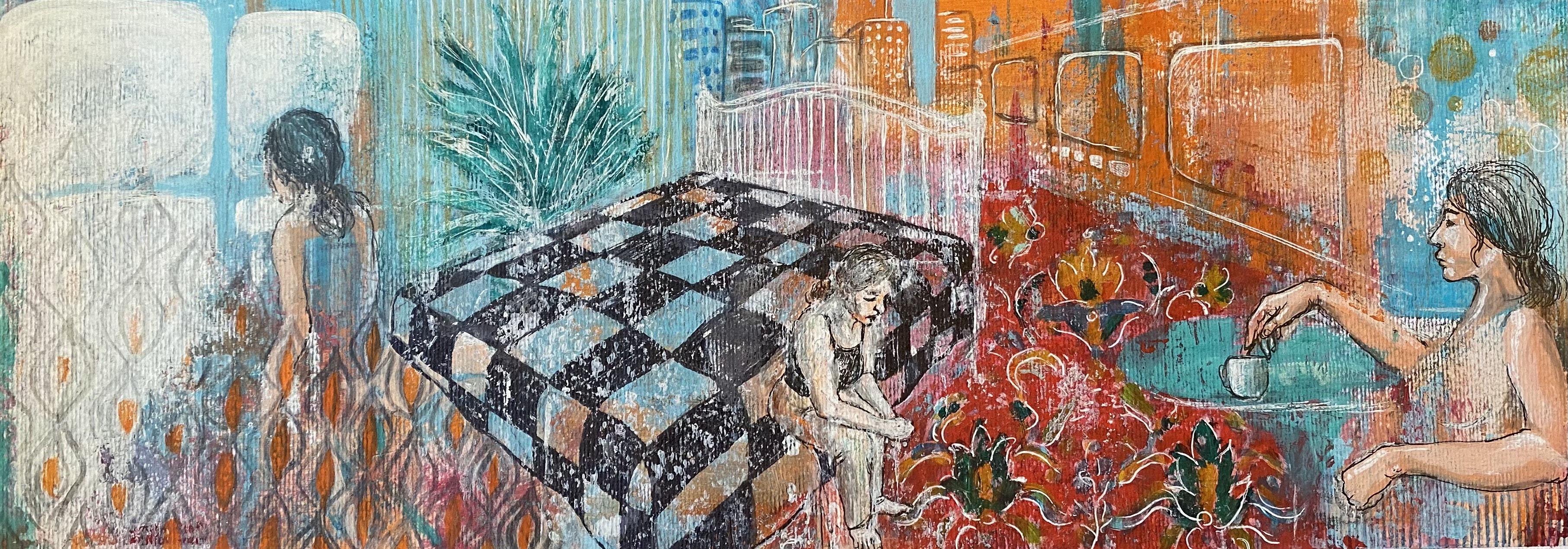 اثر بدون عنوان 2 از مجموعه زمان از آزاده باقری اثر بدون عنوان 2 از مجموعه زمان از آزاده باقری