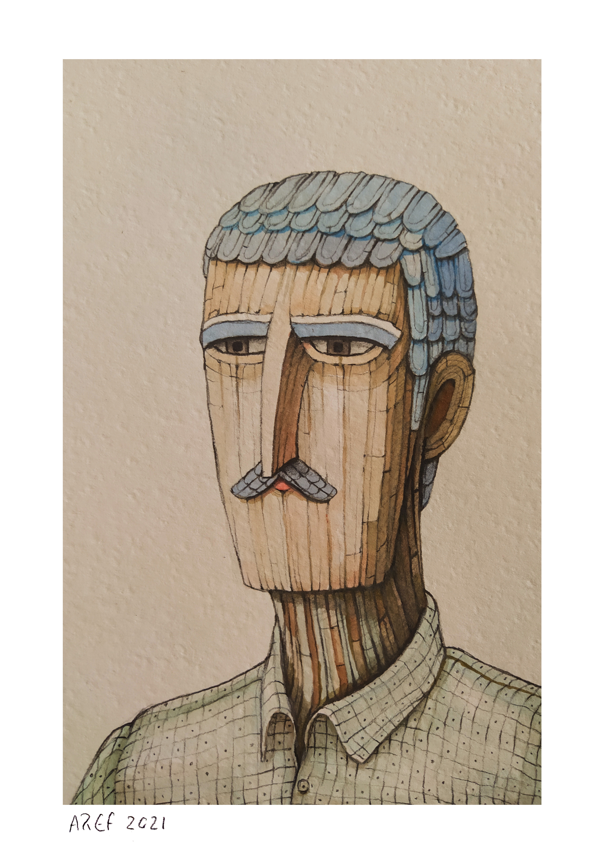 Artwork Ice cream man by Aref Niazi Artwork Ice cream man by Aref Niazi