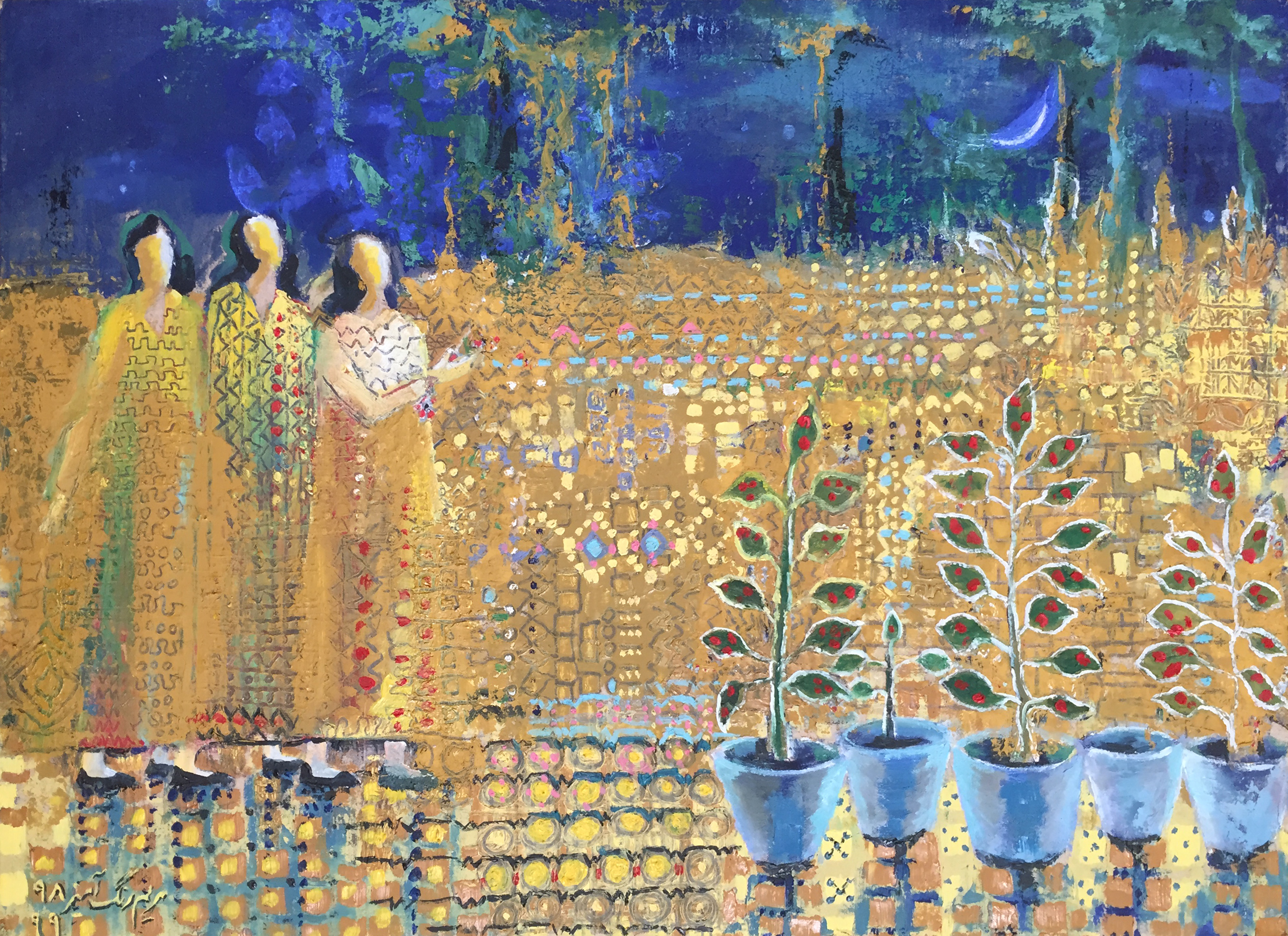 اثر بدون نام سه شانزده از مریم رنگ آمیز اثر بدون نام سه شانزده از مریم رنگ آمیز