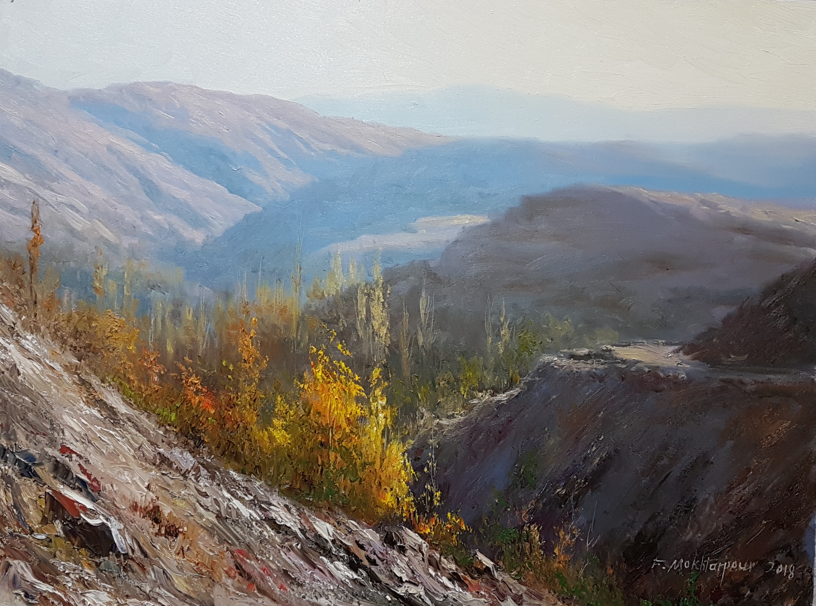 Artwork Fall in Moghan by Faramarz Mokhtarpour