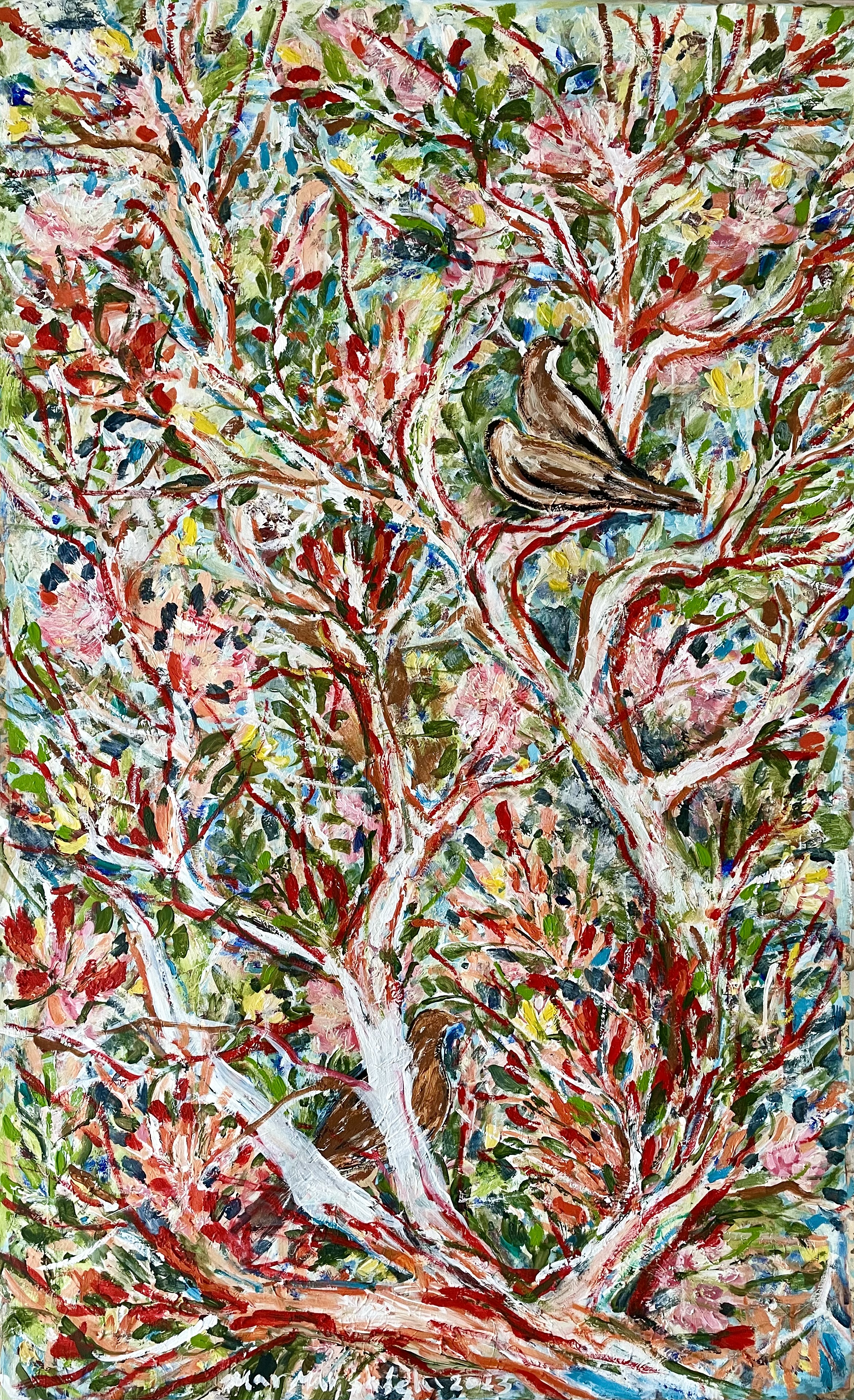 Artwork Oriental Blossom Garden4 by Marzieh Salehi Artwork Oriental Blossom Garden4 by Marzieh Salehi