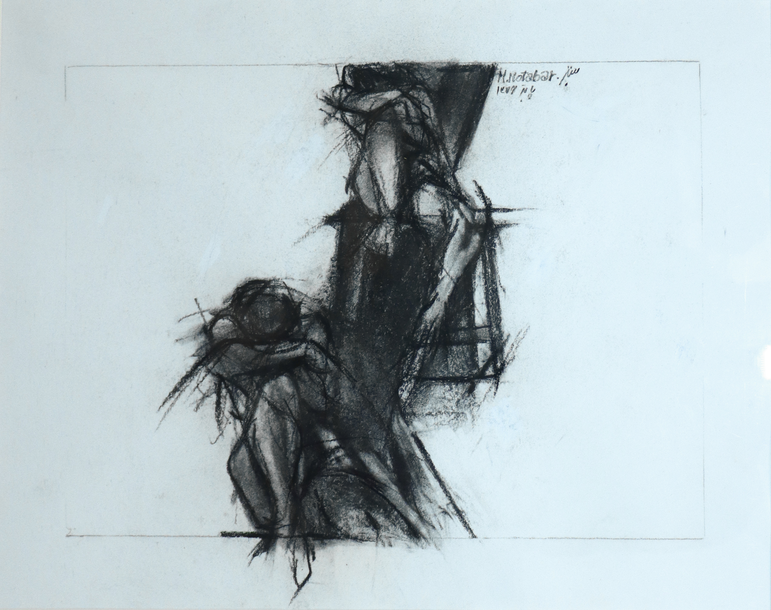 اثر بدون عنوان از منوچهر معتبر اثر بدون عنوان از منوچهر معتبر