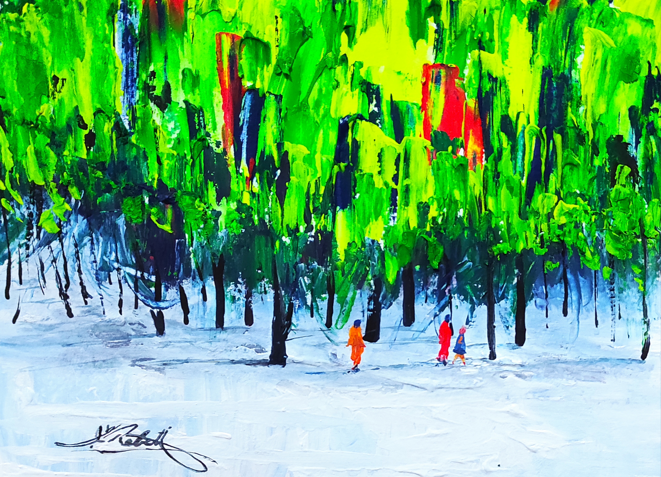 Artwork Green dream by abdolreza rabeti Artwork Green dream by abdolreza rabeti