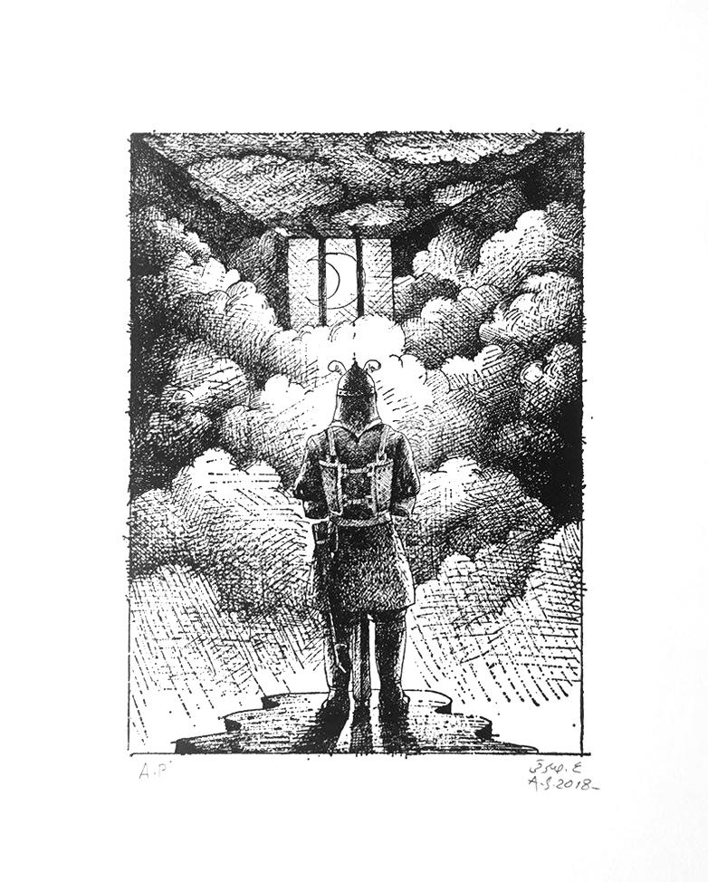 اثر بدون عنوان از علی اکبر صادقی اثر بدون عنوان از علی اکبر صادقی