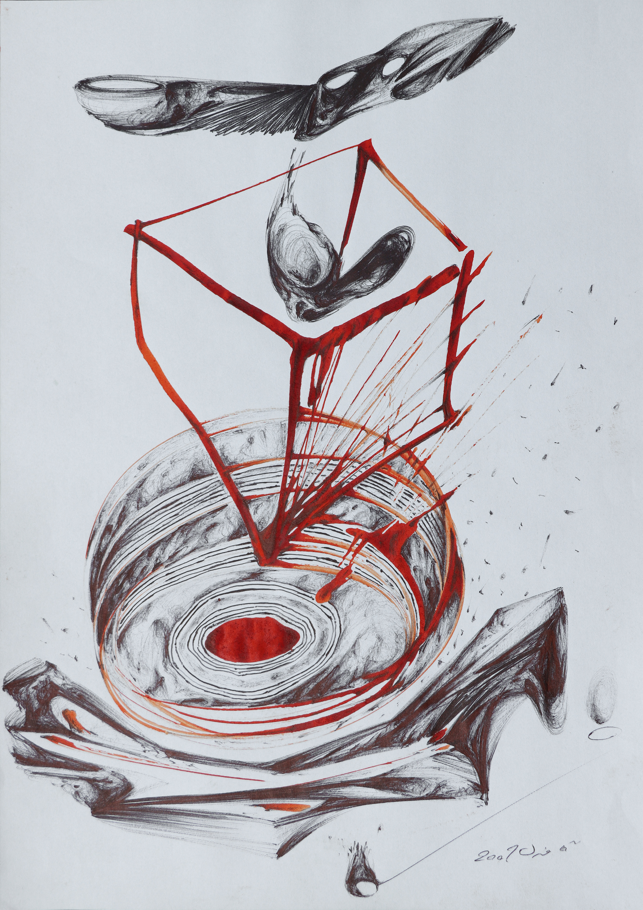 اثر بدون عنوان از فرهاد گاوزن اثر بدون عنوان از فرهاد گاوزن