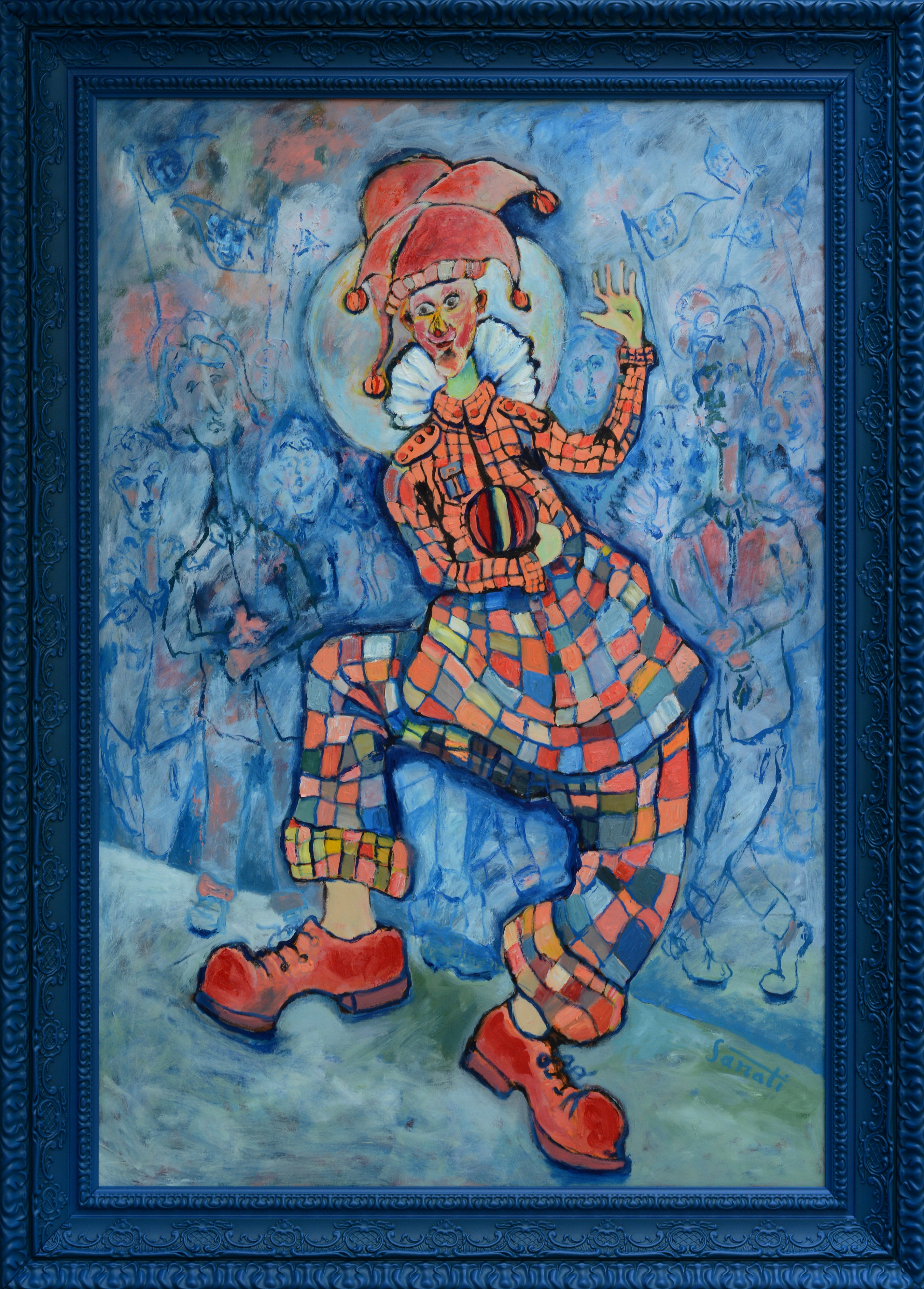 اثر دلقک رقصان از بهراد صنعتی اثر دلقک رقصان از بهراد صنعتی