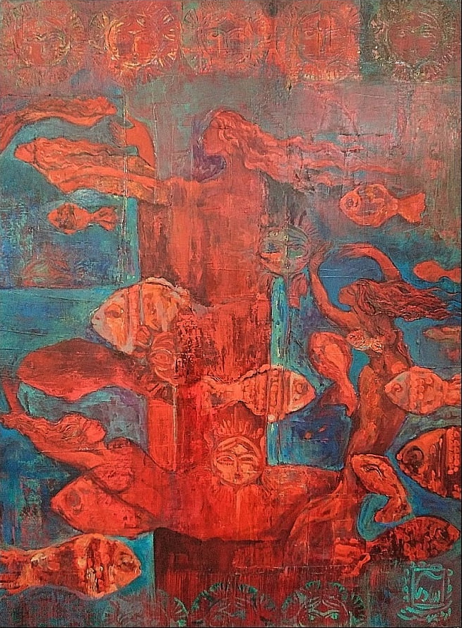 اثر قعر سرخگون از شادی داوری اثر قعر سرخگون از شادی داوری