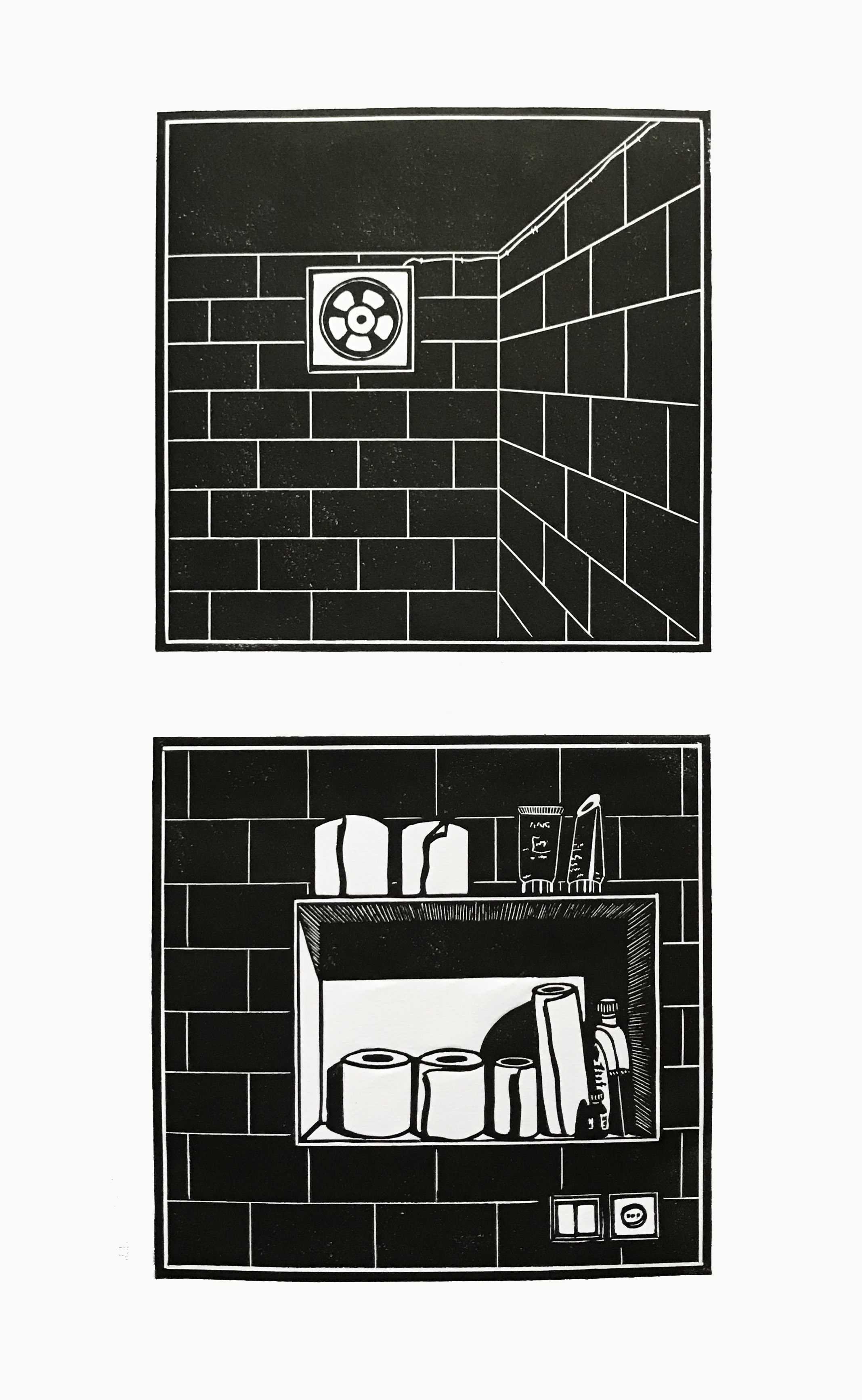 Artwork bathroom-2 by sara asbaghi Artwork bathroom-2 by sara asbaghi