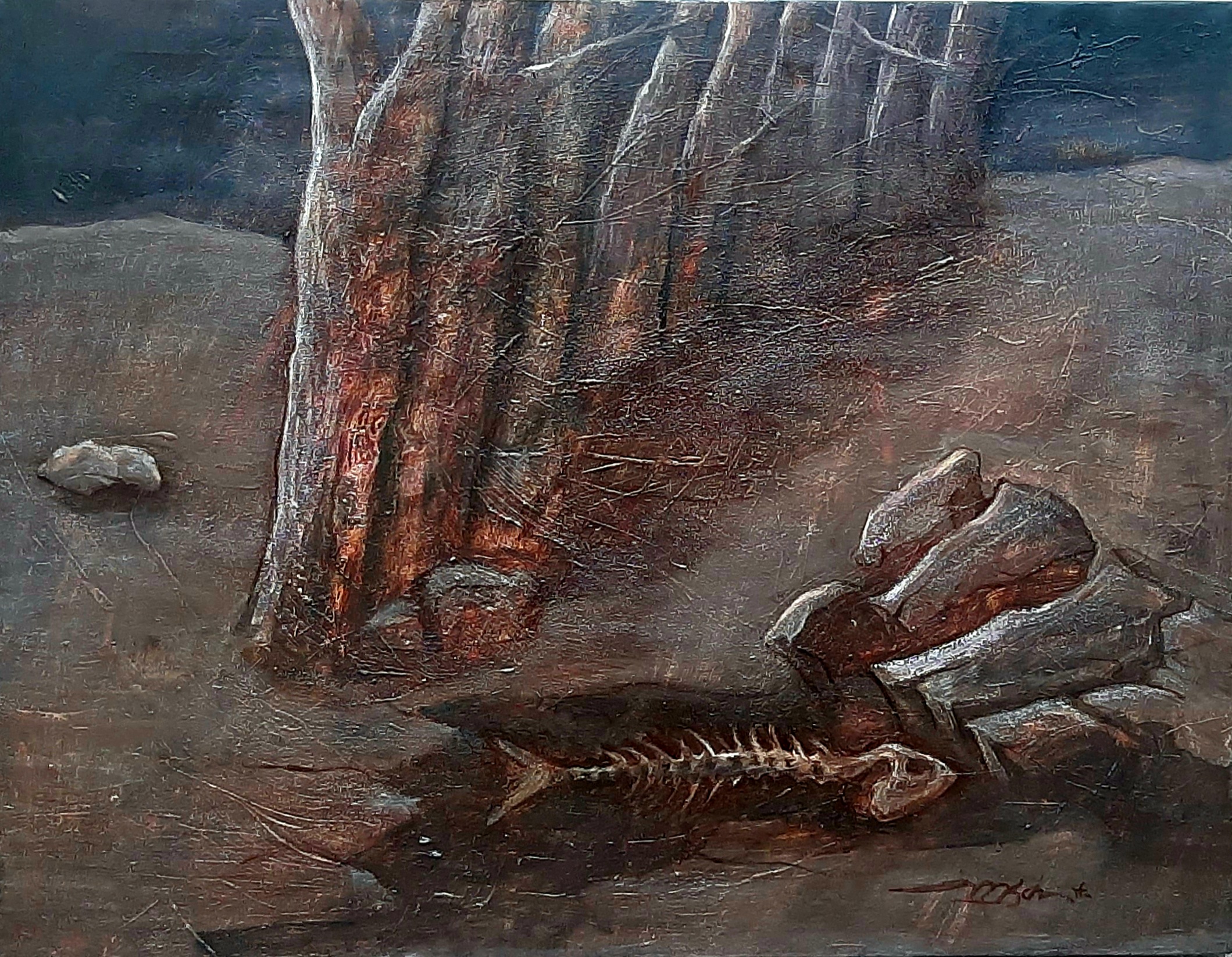 Artwork moon and fish by Seied sajjad Alizadeh Artwork moon and fish by Seied sajjad Alizadeh