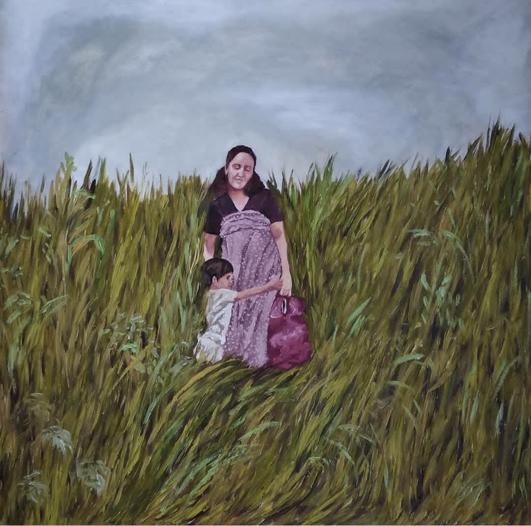 Artwork Mother and child by sayeh mansour Artwork Mother and child by sayeh mansour