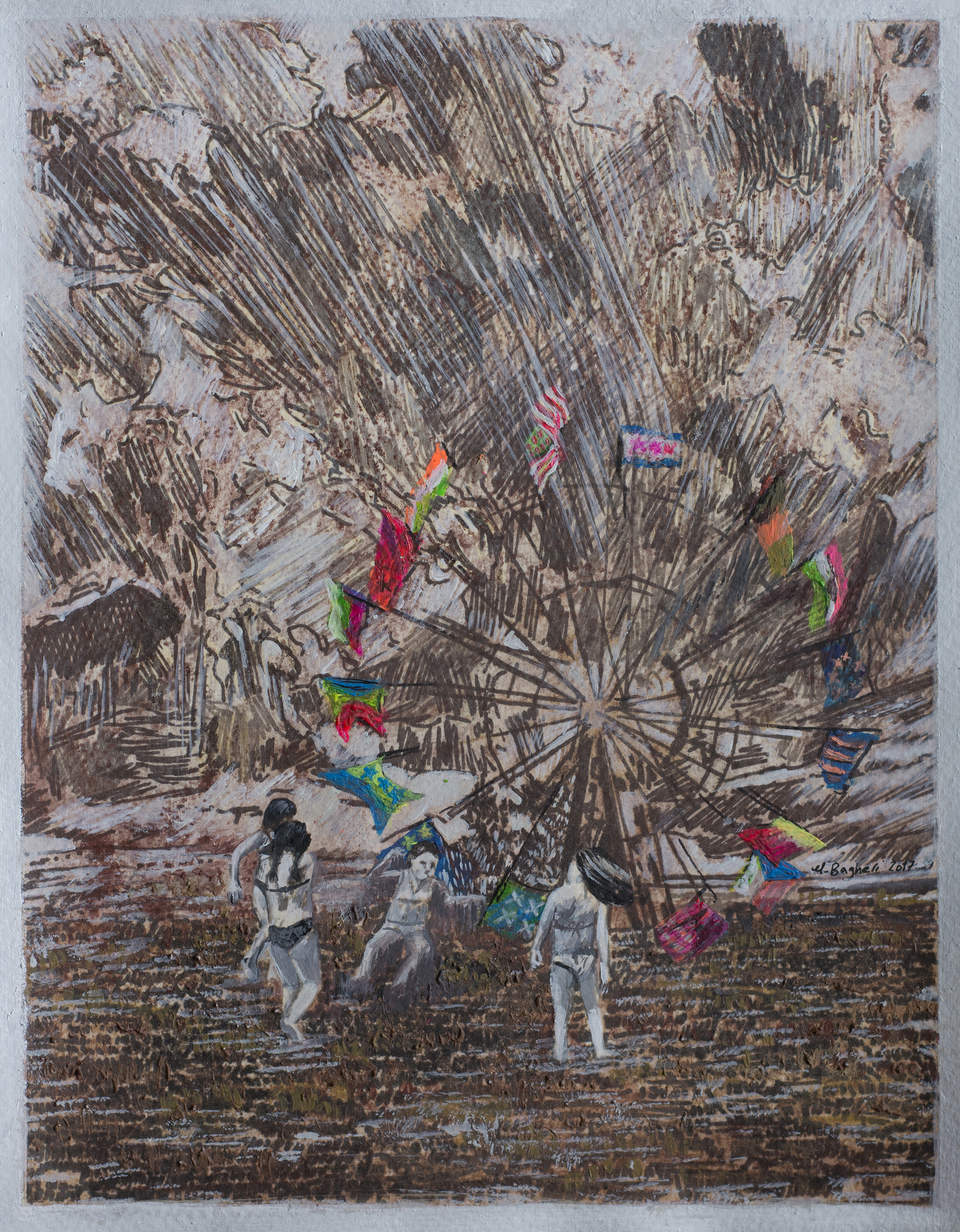 Artwork middle of common gathering 20 by Marzieh Bagheri Artwork middle of common gathering 20 by Marzieh Bagheri